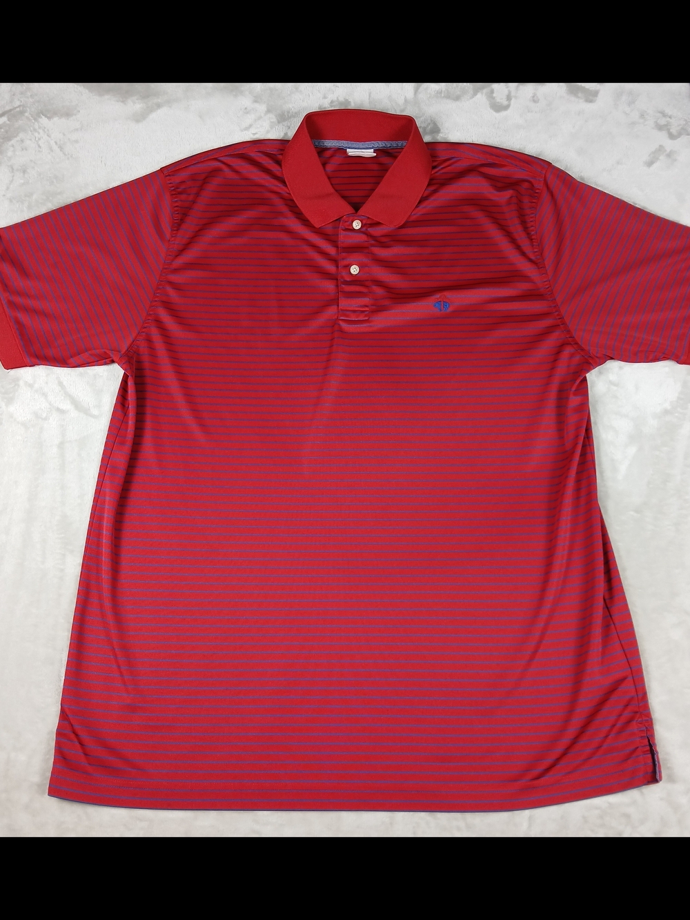 Brooks Brothers Performance Polo XL Men's Striped Red